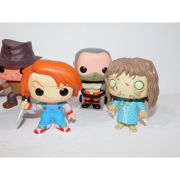 FUNKO POP Lot 7 Horror Figures Jason Freddie Pennywise Hannibal Exorcist - Picture 3 of 12